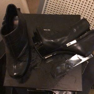 Platform ankle boots